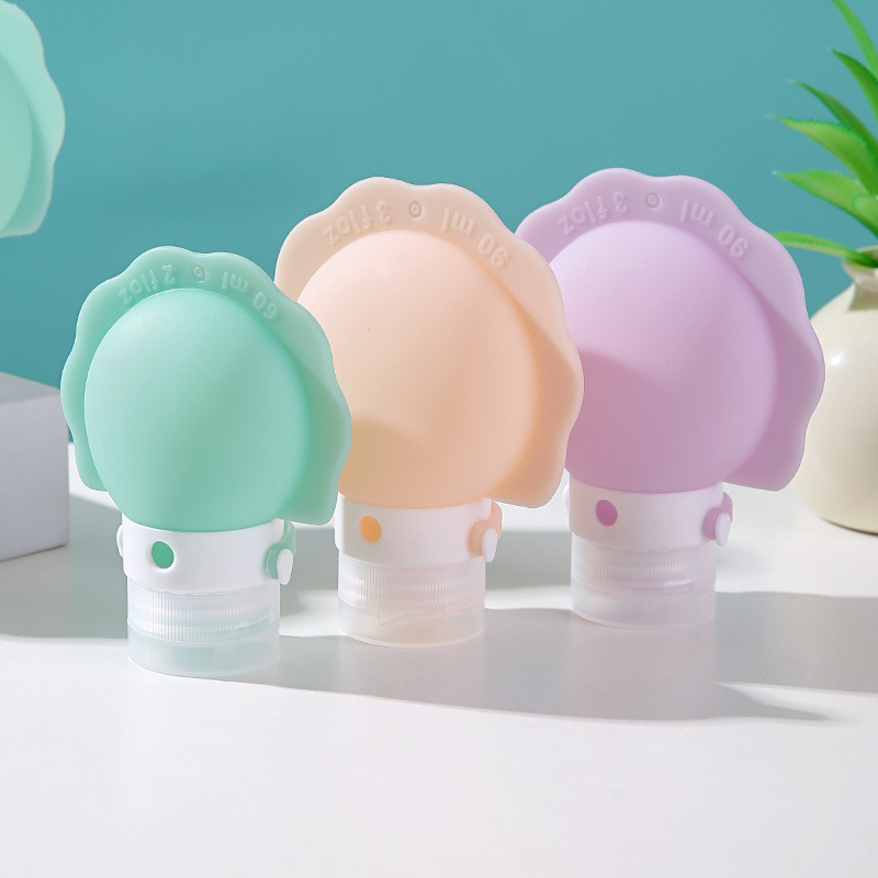 可上飛機旅行矽膠分裝瓶擠壓式化妝洗髮精沐浴露便攜旅行盥洗套裝 可上飛機旅行矽膠分裝瓶擠壓式化妝洗髮精沐浴露便攜旅行盥洗套裝